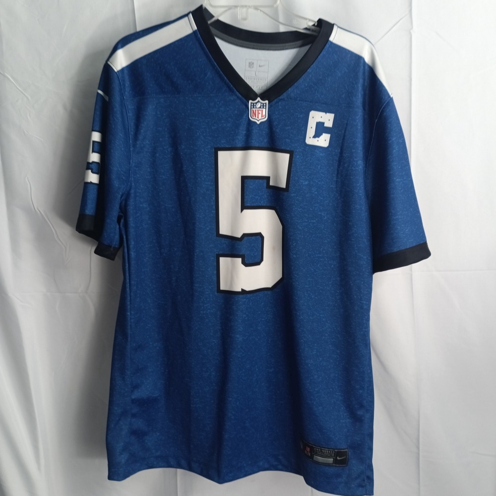 Nike NFL Indianapolis Colts Anthony Richardson 5 Jersey Mens Large Blue Heather